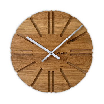Dubové drevené hodiny Atelier VLAHA VCT1151 33 cm